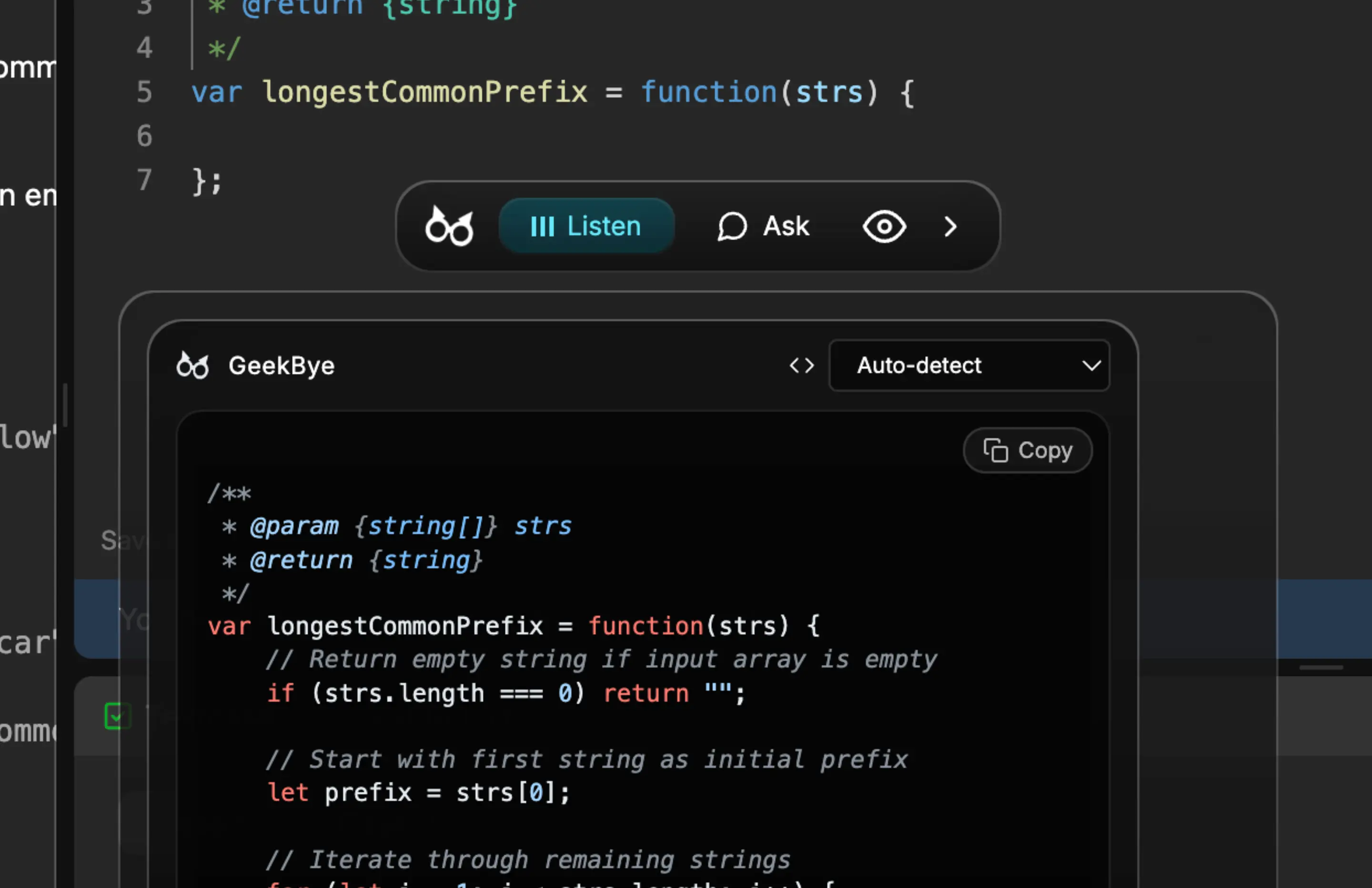Geekbye screenshot 2