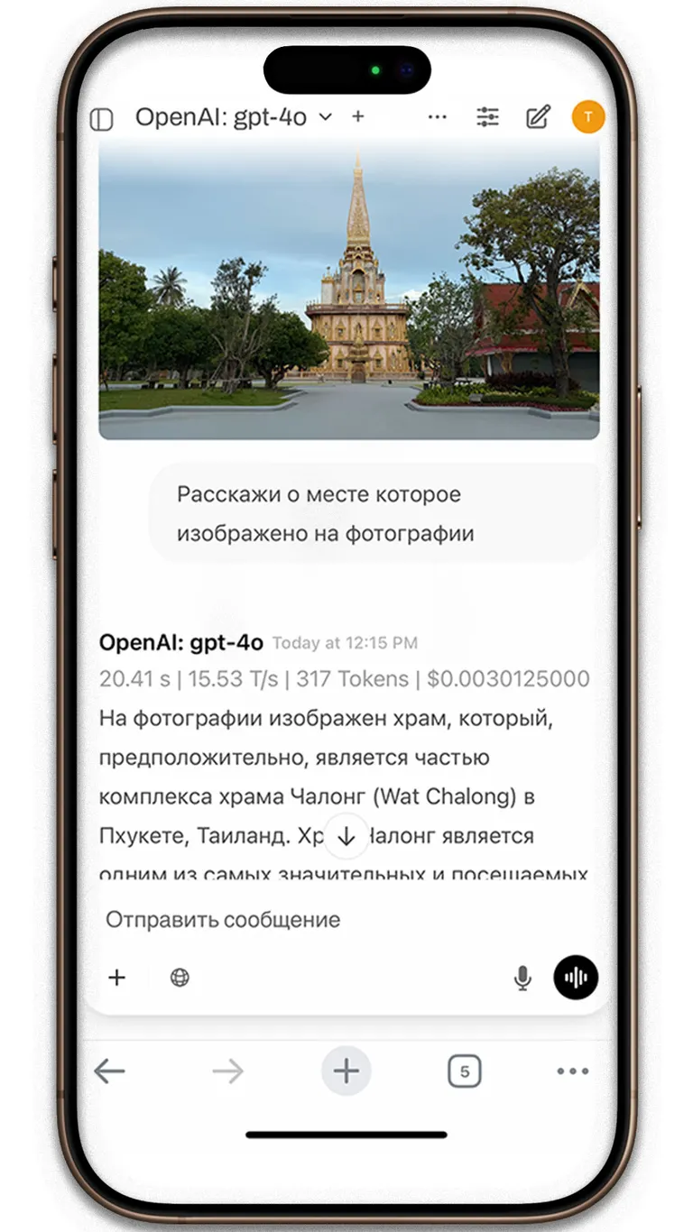 Apirouter Chat: AI нейросеть на базе GPT screenshot 3