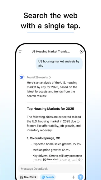 DeepSeek: Бесплатный ИИ-ассистент на русском screenshot 3