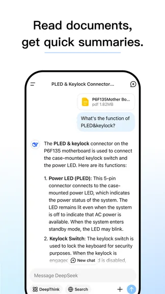 DeepSeek: Бесплатный ИИ-ассистент на русском screenshot 5